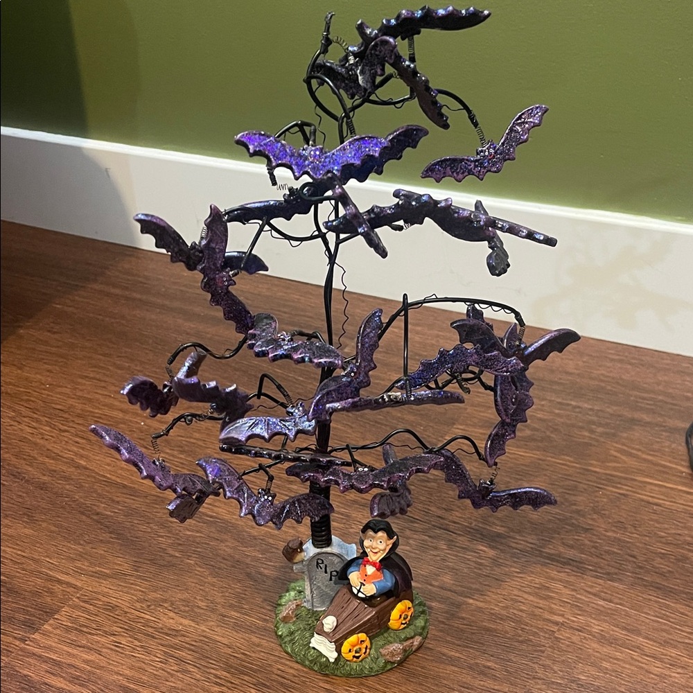 Halloween bat tree decor